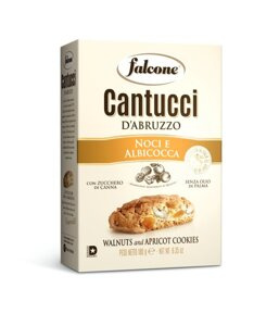 Ciastka Cantucci Nocci e Albicocca Falcone 180g - Orzechowo-morelowe - opinie w konesso.pl