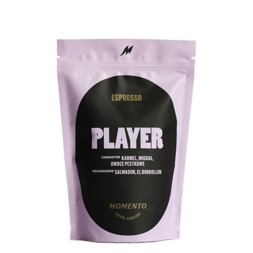 Kawa ziarnista Momento Player 250g - opinie w konesso.pl