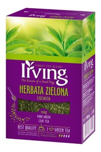 Herbata zielona liściasta Irving 100g – NIEDOSTĘPNY - opinie w konesso.pl