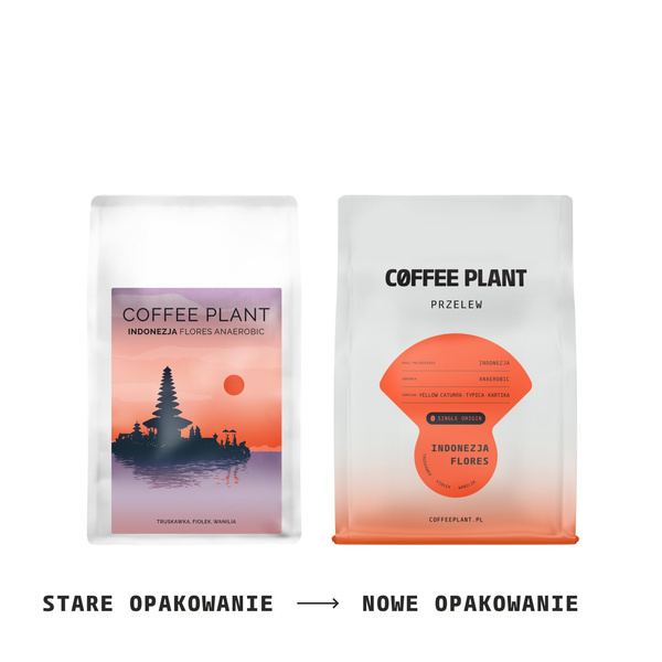 Kawa ziarnista COFFEE PLANT Indonezja Flores Anaerobic 250g - NIEDOSTĘPNY