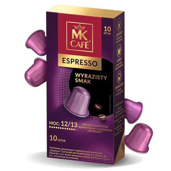 OUTLET - Kapsułki do Nespresso MK Cafe Espresso 10 sztuk