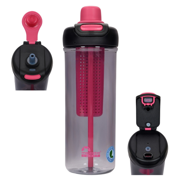 Butelka na wodę Majestic Sport Zoya 950 ml - Czarna