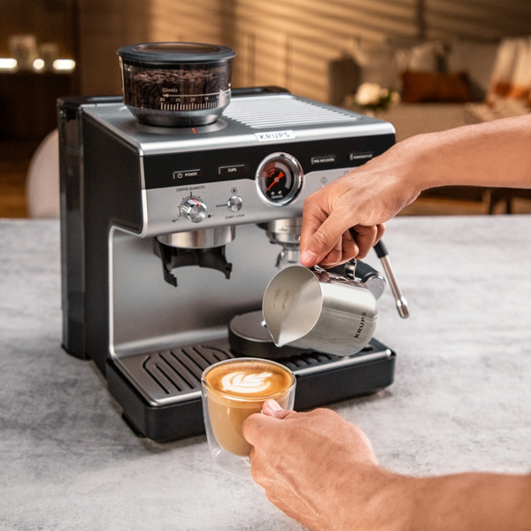 Ekspres do kawy KRUPS Precision+ XP804T10 + GRATIS 2KG KAWY