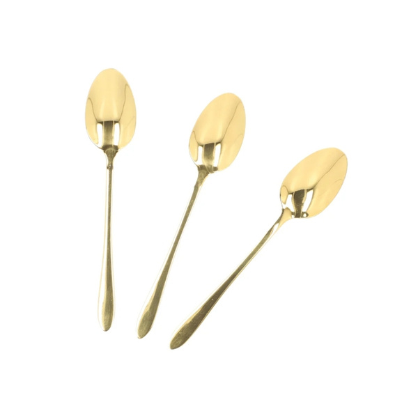 Łyżeczki do herbaty Homla STILO 3 szt. - Złote 