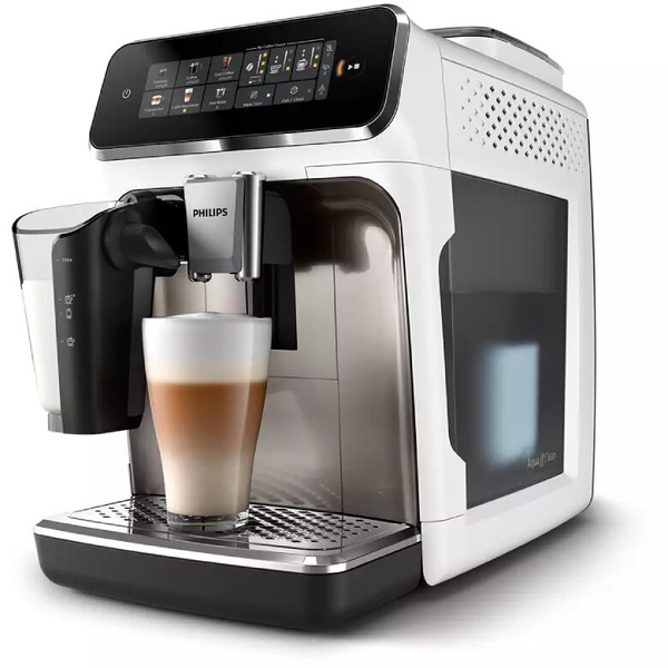 Ekspres do kawy Philips LatteGo EP3343/90 - Biały + GRATIS 2KG KAWY