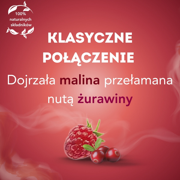 Herbatka owocowa Lipton Malina i Żurawina 20x1,6g