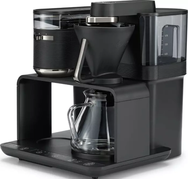 Ekspres przelewowy Melitta EPOS - Czarno-srebrny + 250G KAWY GRATIS