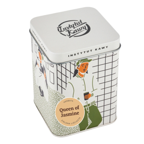 Herbata zielona Instytut Kawy Queen of Jasmine w puszce 50g