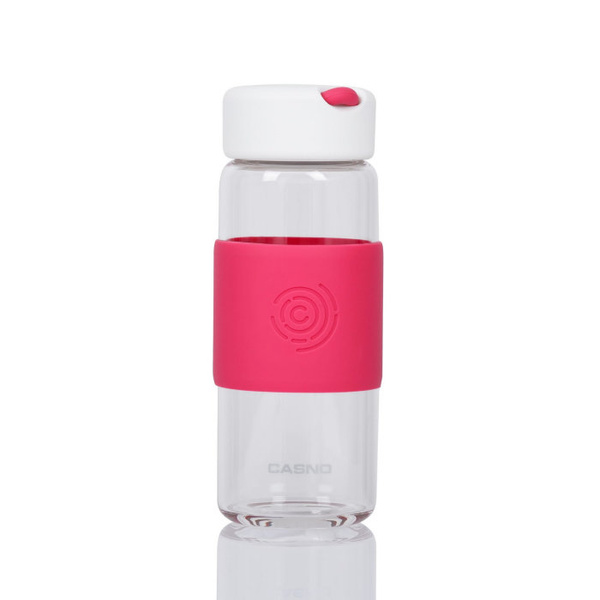 Butelka na wodę Casno Ontario Różowa - 400 ml