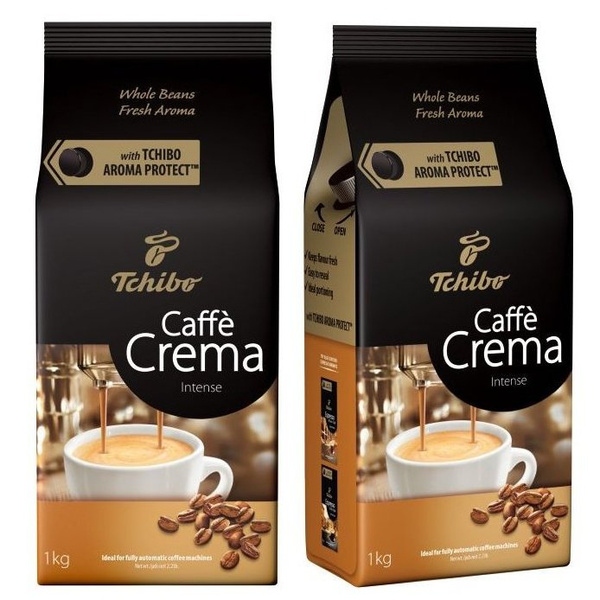 ZESTAW Kawa ziarnista Tchibo Caffé Crema Intense 2x1kg