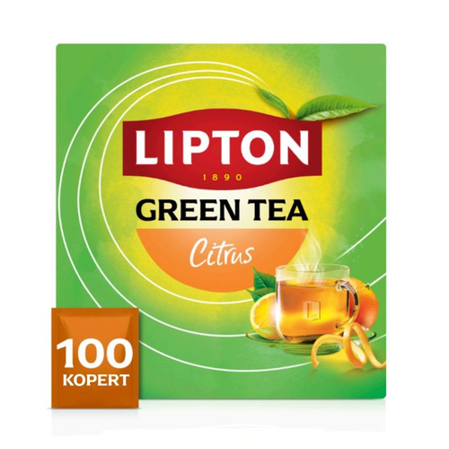 Zielona herbata Lipton Classic Green Tea Citrus 100x1,3g