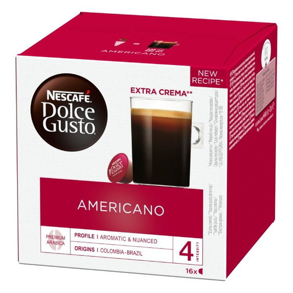 ZESTAW - Kapsułki Nescafé Dolce Gusto Americano 6x16 sztuk