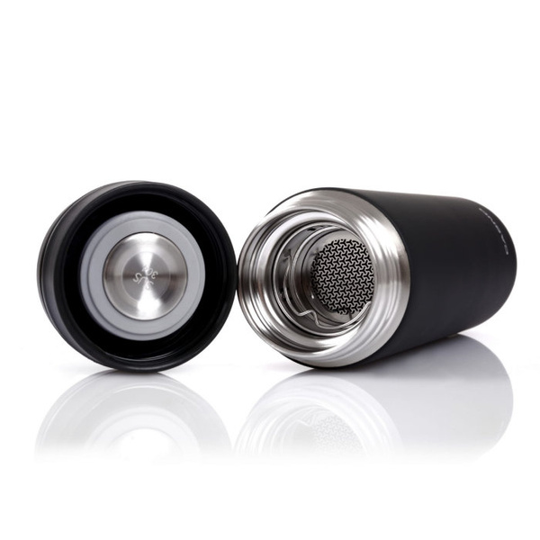 Butelka termiczna Casno La Plata Peak Czarna - 450 ml - NIEDOSTĘPNY