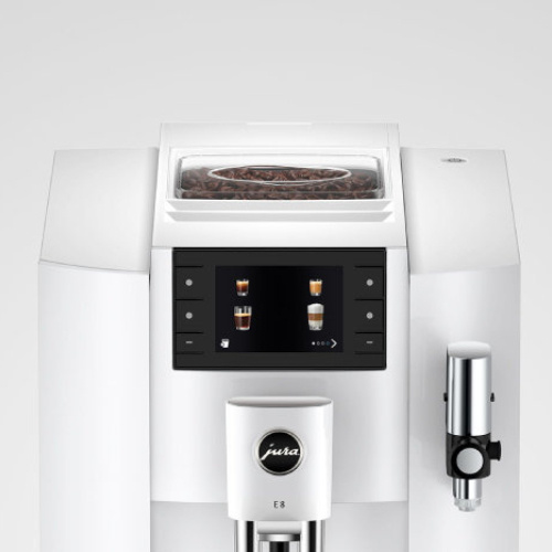 Ekspres do kawy Jura E8 Piano White (EC) 