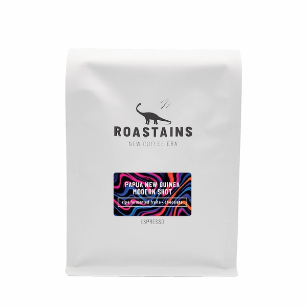 Kawa ziarnista Roastains Papua Nowa Gwinea Modern Shot ESPRESSO 1kg