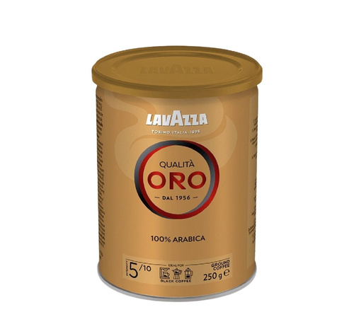 Kawa mielona Lavazza Qualita Oro 250g - puszka - opinie w konesso.pl