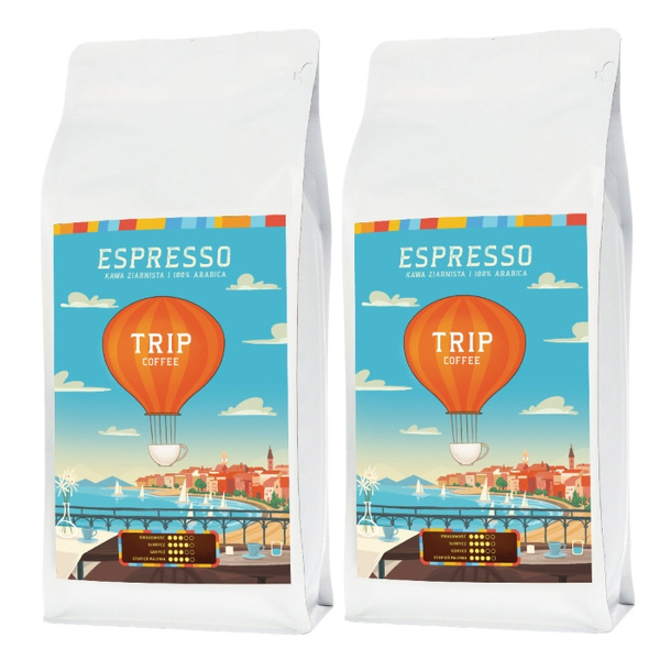 ZESTAW - Kawa ziarnista Trip Coffee Espresso 2x1kg