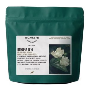 Kawa ziarnista Momento Etiopia Nº4 Gelana Gesha Natural 250g - NIEDOSTĘPNY - opinie w konesso.pl