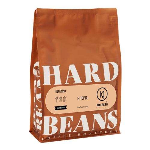 Kawa ziarnista Hard Beans Etiopia Bitta Farm Espresso - KONESSO 1kg - opinie w konesso.pl