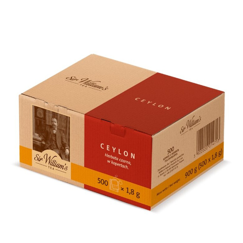 OUTLET - Czarna herbata Sir Williams Tea Ceylon 500x1,8g