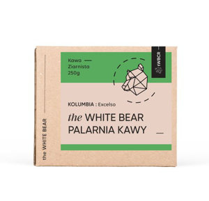 Kawa ziarnista The White Bear Kolumbia Excelso 250g