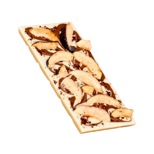 Biała czekolada M.Pelczar Chocolatier z miodem, śliwką i wanilią 85g 