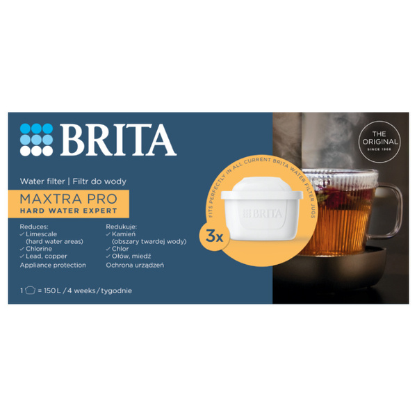 OUTLET - Filtr wody BRITA MAXTRA PRO Hard Water Expert 3 szt.