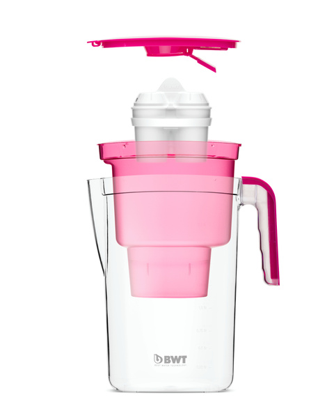 Dzbanek filtrujący wodę BWT Vida 2.6 l Różowy + 3 wkłady magnezowe