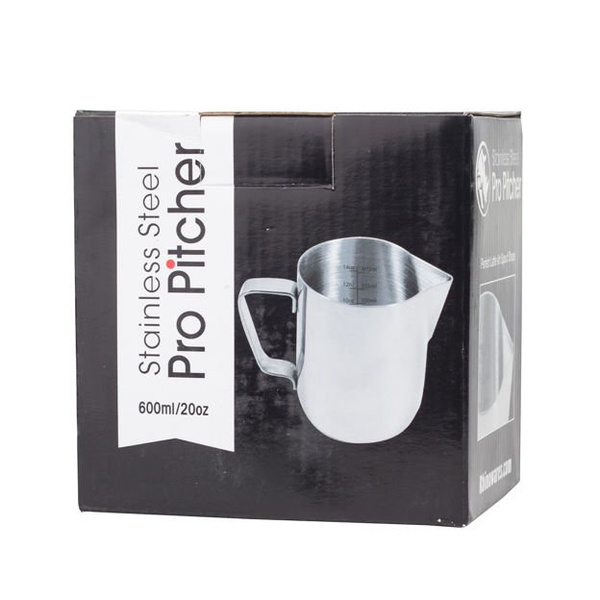 Dzbanek do spieniania mleka Rhinowares Stainless Steel Pro Pitcher - srebrny 600 ml