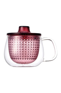 Kubek do herbaty Kinto Unitea Czerwony - 350 ml - opinie w konesso.pl