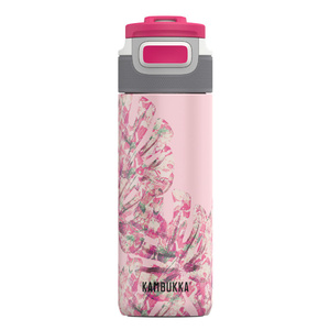 Termiczna butelka na wodę Kambukka Elton 500 ml - Monstera Leaves - NIEDOSTĘPNY