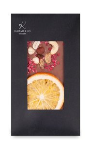 Czekolada mleczna z pomarańczą Karmello 100g - NIEDOSTĘPNY