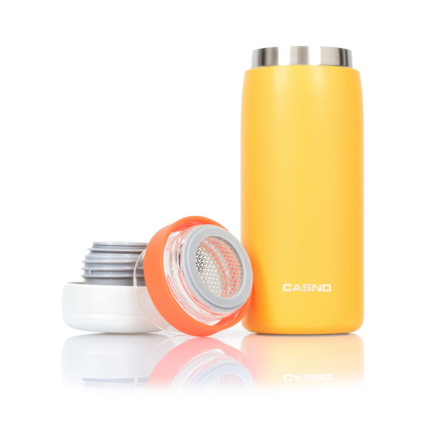 Butelka termiczna Casno Blanca Peak Żółta - 320 ml – NIEDOSTĘPNY