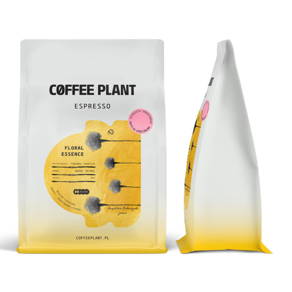 Kawa ziarnista COFFEE PLANT Espresso Floral Essence JASNO PROJEKTY 250g – NIEDOSTĘPNY