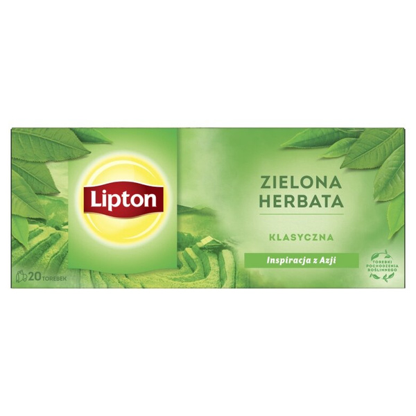 Zielona herbata Lipton klasyczna 20x1,3g