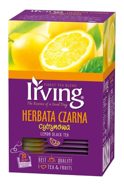 Herbata czarna Irving Cytrynowa 20x1,5g