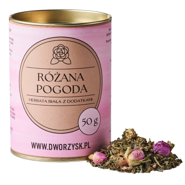 Herbata biała Dworzysk Różana Pogoda 50g