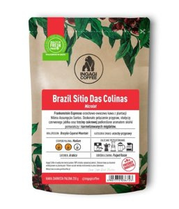 Kawa ziarnista Ingagi Coffee Brazil Sítio Das Colinas 250g - NIEDOSTEPNY
