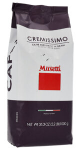 Kawa ziarnista Musetti Cremissimo 1kg - opinie w konesso.pl