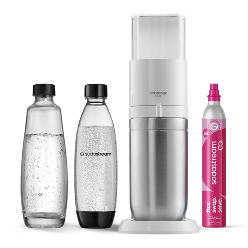 Saturator do wody gazowanej SodaStream Duo - Biały zestaw startowy 