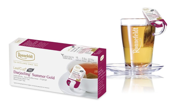 Czarna herbata Ronnefeldt Leaf Cup Darjeeling Summer Gold 15x2,5g – NIEDOSTĘPNY