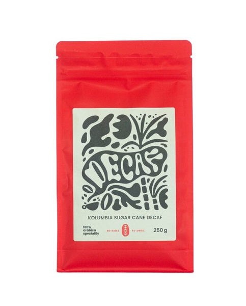Kawa ziarnista Zao Coffee Kolumbia Sugar Cane Decaf 250g – NIEDOSTĘPNY