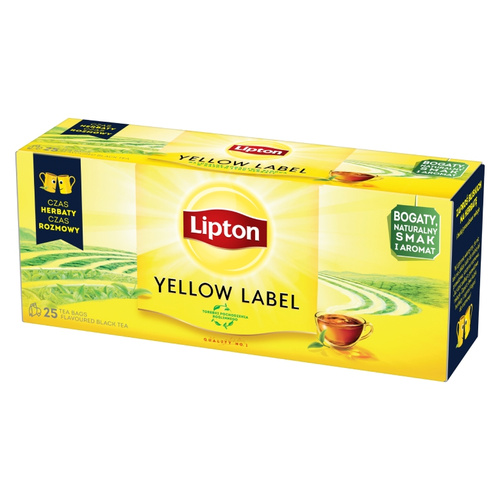 Herbata czarna Lipton Yellow Label 25x2g – NIEDOSTĘPNY