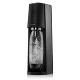 ZESTAW Saturator do wody gazowanej SodaStream Terra - Czarny + 2 butelki + Bawełniany worek + Torba + Syrop SodaStream Malina + Książka