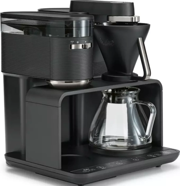 Ekspres przelewowy Melitta EPOS - Czarno-srebrny + 250G KAWY GRATIS