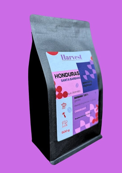 Kawa ziarnista Harvest Honduras Santa Barbara GEISHA Omniroast - Speciality Espresso 500g – NIEDOSTĘPNY