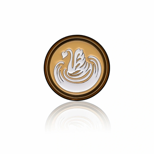 Przypinka - Latte art