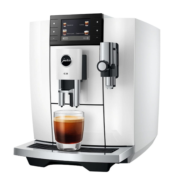 Ekspres do kawy Jura E8 Piano White (ED)