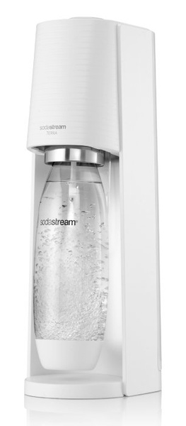 OUTLET - Saturator do wody gazowanej SodaStream Terra - Biały zestaw startowy