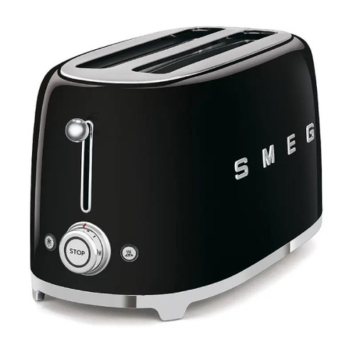Toster na 4 kromki SMEG TSF02BLEU - Czarny